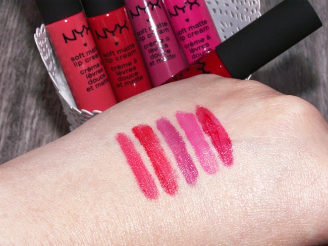Review: NYX Soft Matte Lip Cream  Swatches